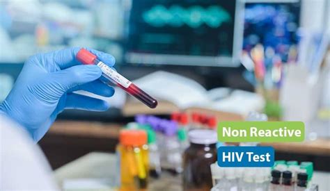 what does non reactive hiv test mean